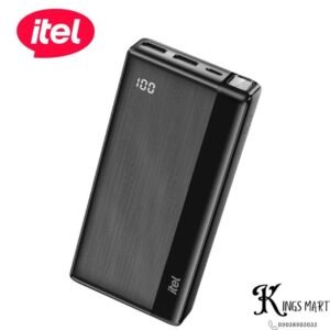 itel 20000mAh Power-Pulse A1160 12W Fast Charging Type-C Input and Output Digital Display Power-Bank