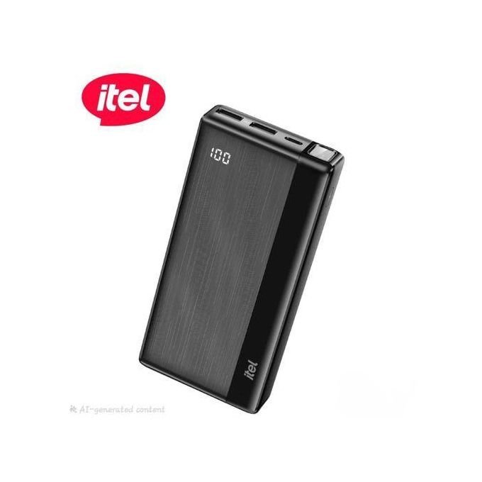 itel 20000mAh Power-Pulse A1160 12W Fast Charging Type-C Input and Output Digital Display Power-Bank