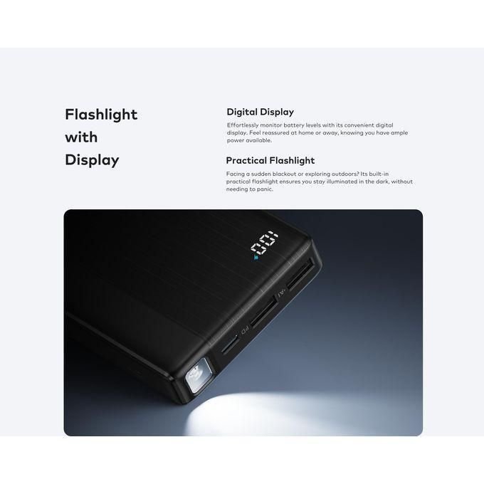 itel 20000mAh Power-Pulse B1160 12W Fast Charging Type-C Input & Output Power-Bank + Free 12W Fast Charger