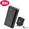 itel 20000mAh Power-Pulse B1160 12W Fast Charging Type-C Input & Output Power-Bank + Free 12W Fast Charger