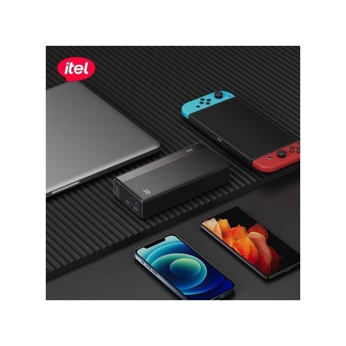 itel A1480 Power-Bank 30000 mah 22.5W Fast Charging Type-C