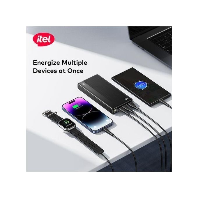 itel A1480 Power-Bank 30000 mah 22.5W Fast Charging Type-C
