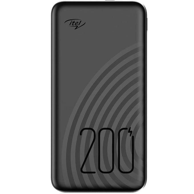 itel Powergo Star200 20000mAh Power Bank- Dual Output FastCharging with LED lightning