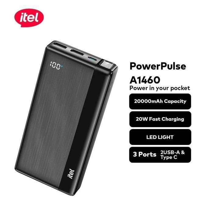 itel PowerPulse 20000mAh A1460 Power-Bank