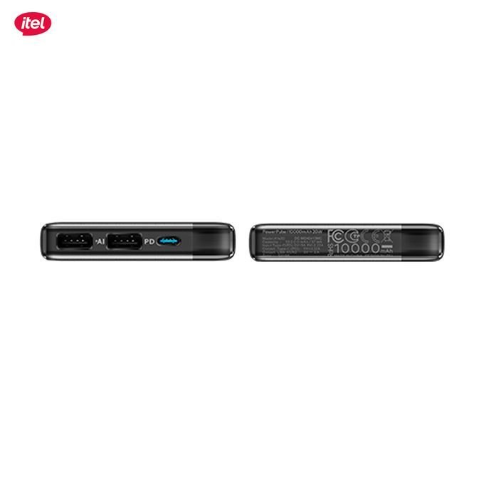 itel PowerPulse A1121 10000mAh 12W Fast Charging TypeC Power Bank