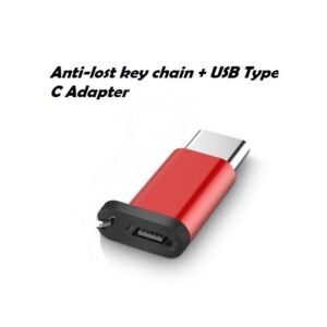 Micro USB To Type C OTG Adapter Red - 10pcs