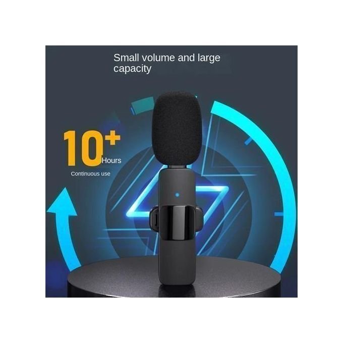 Mini Wireless Tie Microphone Lavalier Microphone For Iphone Android Mobile Phones