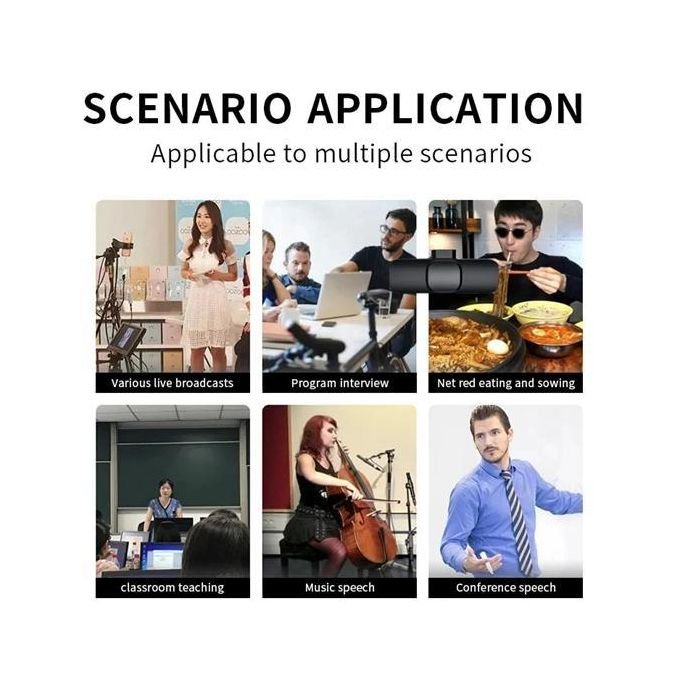 Mini Wireless Tie Microphone Lavalier Microphone For Iphone Android Mobile Phones