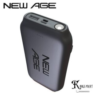 New Age NewAge 22500mAhh Turbo-1 Fast Type-C In-put and Out-put Power-Bank + LED Torch-Light