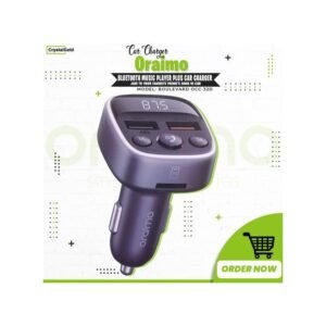 Oraimo Boulevard Car Charger 2USB Bluetooth Support Music Player