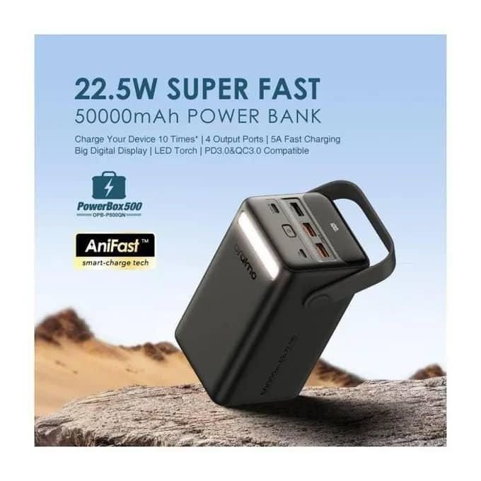 Oraimo Power Box 500 50000m-A-h 22.5W Power Bank