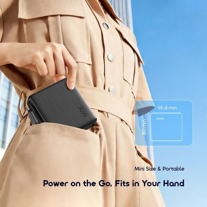 Oraimo PowerNova L21 Power Bank 20000mAh 30W Fast Charging Built-In Cable