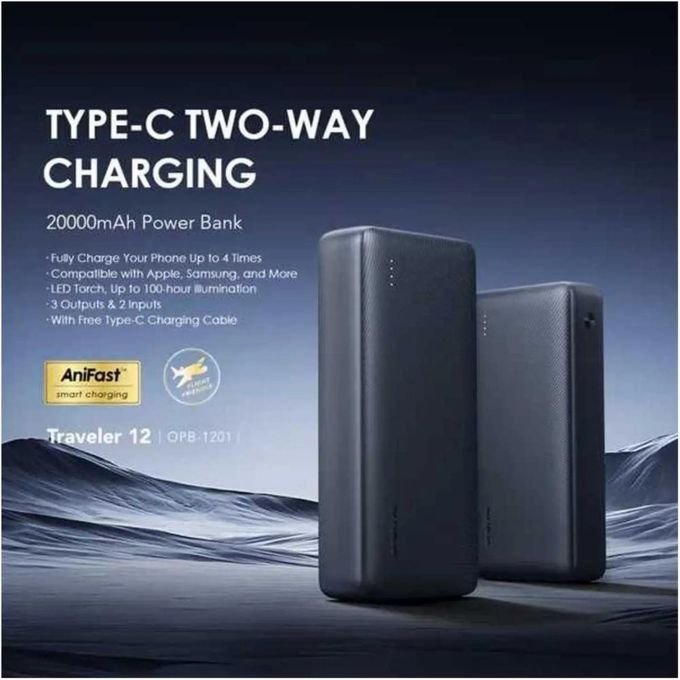 Oraimo Traveler 15 Power Bank 20000mAh Black