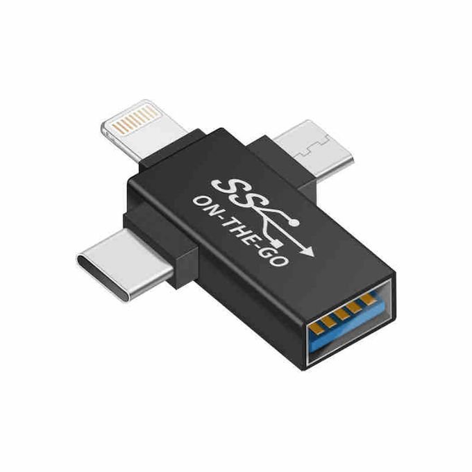Otg 3in1 IPhone OTG Typec Micro USB 3.0 Flash Drive Card Reader
