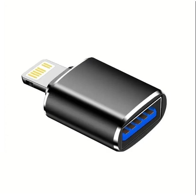 Otg USB 3.0 OTG) Adapter Compatible with Iphone Models 17, 16, 15, 14, 13, 12, 11 Pro, XS Max, XR, X, 8 Plus, 7, 6S, And Ipad - Lightning Male to USB 3.0 Adapter Flash Drive