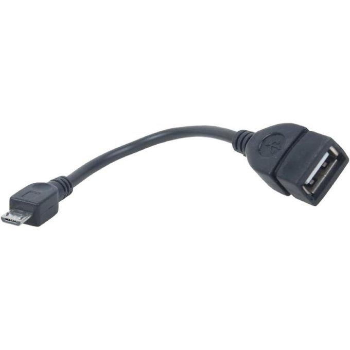 Otg USB Female to Micro Male Connector Adapter Cable