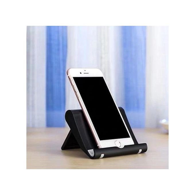 Phone Stand Foldable Mobile Phone Holder And Tablet Stand -Black