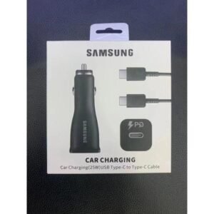 Samsung 25W Super Fast Car Charging Charger With Type C Cable