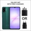 Samsung Galaxy A07 6.7" 4GB RAM/ 64GB ROM Android 15 - Green + FREE CHARGER