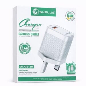 SHPLUS SH-A3512M 2.4A Fast Charger – Smart, Stylish & Efficient Power Solution