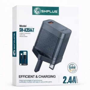 SHPLUS SH-A3514T 2.4A Fast Charger – Compact Power, Smart Performance