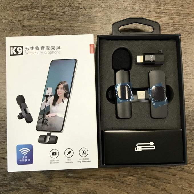 Single Type-C Wireless Lapel Microphone, Omnidirectional Clip-on Mic with iPhone/Android Adapter for Content Creation, Vlogging, and Recording
