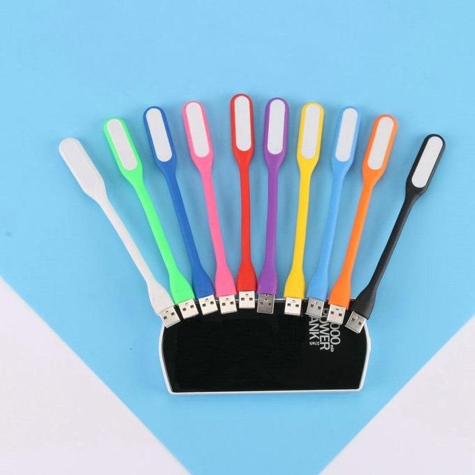 TEN (10) POWER SAVING USB LED LIGHT LAMP FOR READING, COMPUTER KEYBOARD, AND INDOOR LIGHTING