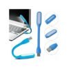 TWO (2) FLEXIBLE NON RECHARGEABLE USB LED BULBS Lights / LIGHT FOR COMPUTERS / LAPTOP KEYBOARDS & POWER BANK USB PORT