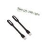 TWO (2) FLEXIBLE NON RECHARGEABLE USB LED BULBS Lights / LIGHT FOR COMPUTERS / LAPTOP KEYBOARDS & POWER BANK USB PORT