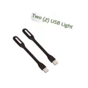 TWO (2) FLEXIBLE NON RECHARGEABLE USB LED BULBS Lights / LIGHT FOR COMPUTERS / LAPTOP KEYBOARDS & POWER BANK USB PORT