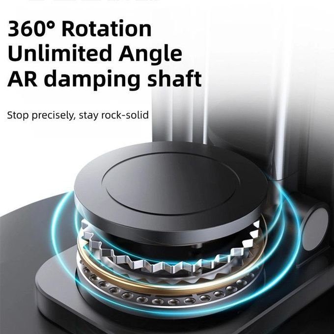 Universal Metal Telescopic, Height-Adjustable, Rotatable and Foldable Stand for Mobile Phones and Tablets