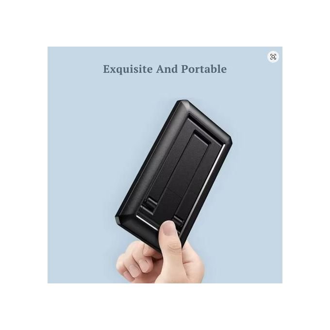 v2 Portable Adjustable Phone Holder For IPhone, Android Phones- Black