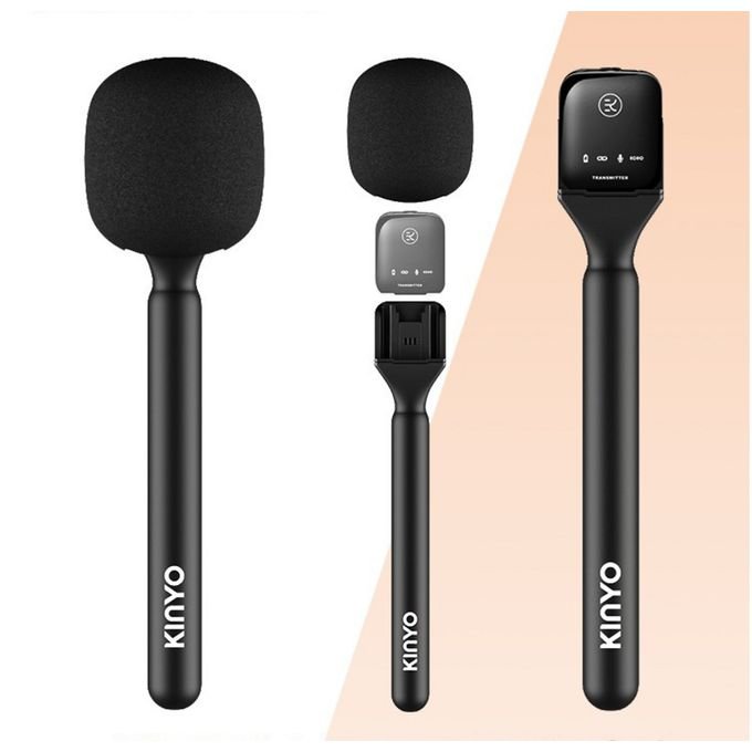 Wireless Interview Microphone Adapter-Compatible With DJI Mic,Rode GO,Hollyland Lark,More