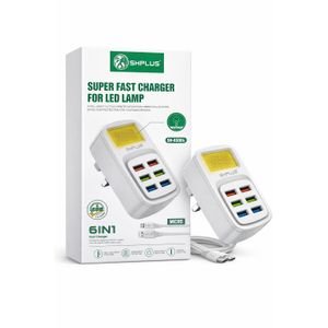 SHPLUS SHPLUS 6-in-1 Super Fast Charger for LED Lamp (SH-A5004) (Copy)