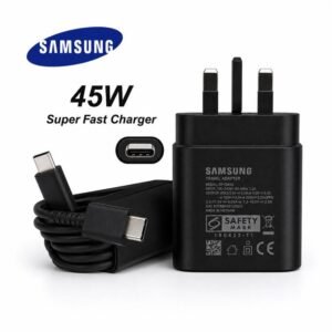 Samsung Samsung CHARGER 45W SUPER FAST CHARGER ADAPTIVE CHARGING FOR NOTE 20 Ultra S20 S21 S22 S23 Ultra Type-C To Type C