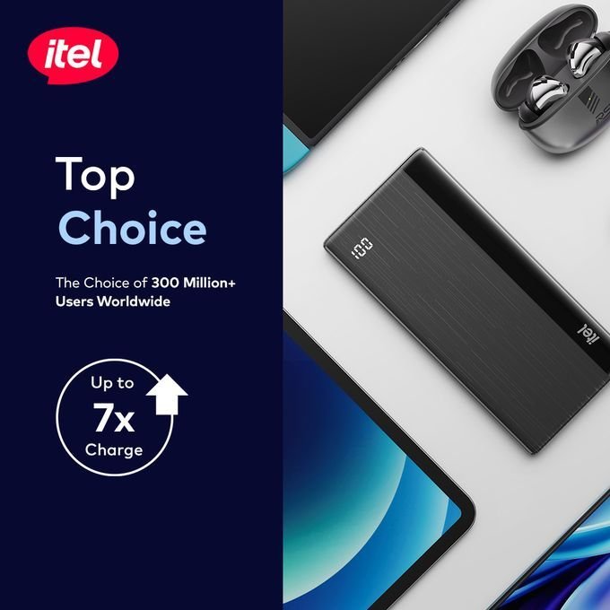 itel 30000mAh Powerbank With 22.5W Fast Charging Powerbank
