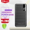 Philly 20000mAh 2.1A Fast Power Banks For All Phones-Black