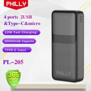 Philly 20000mAh Power Charging Bank Type-C Input